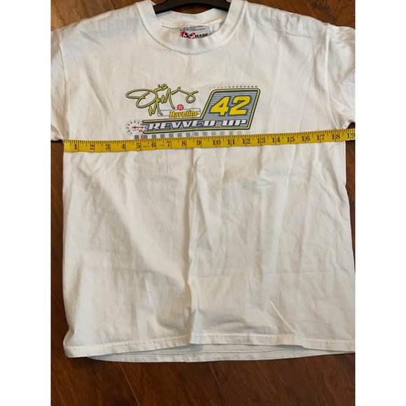 Chase Authentics Jamie McMurray 42 Racing Shirt White Youth Size Large - Picture 5 of 6